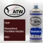 Preview: Opel, Marseillerot Perleffekt Metallic, 8RD: 400ml Sprühdose, von ATW Autoteile West.